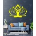 Lotus Çiçeği ve Meditasyon Yoga Duvar Sticker