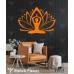 Lotus Çiçeği ve Meditasyon Yoga Duvar Sticker