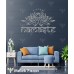 Namaste Lotus Çiçeği Yoga Fitness Duvar Sticker