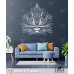 Lotus Çiçeği Mandala Yoga Fitness Duvar Sticker