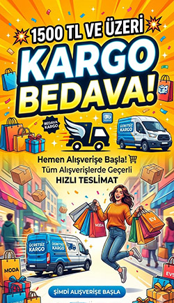 1500 TL Üzeri Kargo Bedava