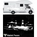 Deniz Feneri Manzara, Deniz Manzarası Kamp Karavan Sticker