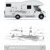 Deniz Feneri Manzara, Deniz Manzarası Kamp Karavan Sticker