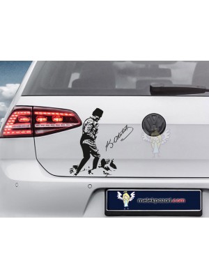 Kocatepe Atatürk Araba Sticker