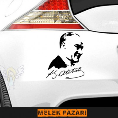 Atatürk Oto Sticker