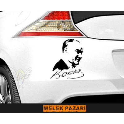 Atatürk Oto Sticker
