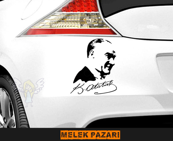 Atatürk Oto Sticker