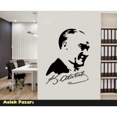 Atatürk Oto Sticker 