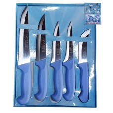 Altın Yıldız 5'li Profesyonel Yatağan Kasap Bıçak Seti