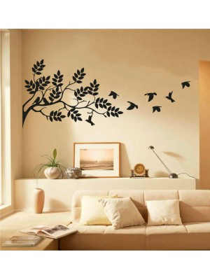 Ağaç Dalı ve Kuşlar Duvar Sticker