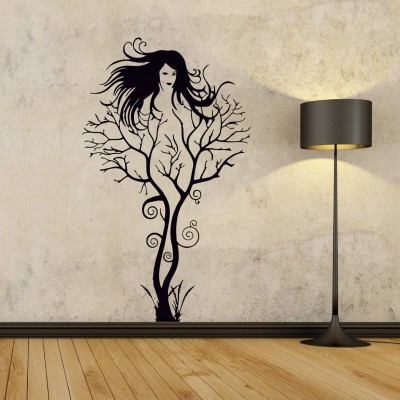 Ağaç Kadın Duvar Sticker