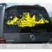 Ayı Doğa Manzara Off Road Kamp Karavan Sticker