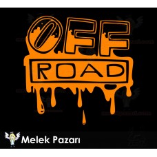 Off Road Araba Sticker 