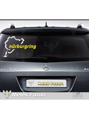 Nürburgring Araba Sticker, Oto Sticker
