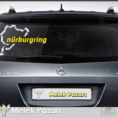 Nürburgring Araba Sticker, Oto Sticker