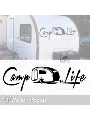 Camp Life, Karavan Stickerı, Kamp Hayati Karavan Stickerı