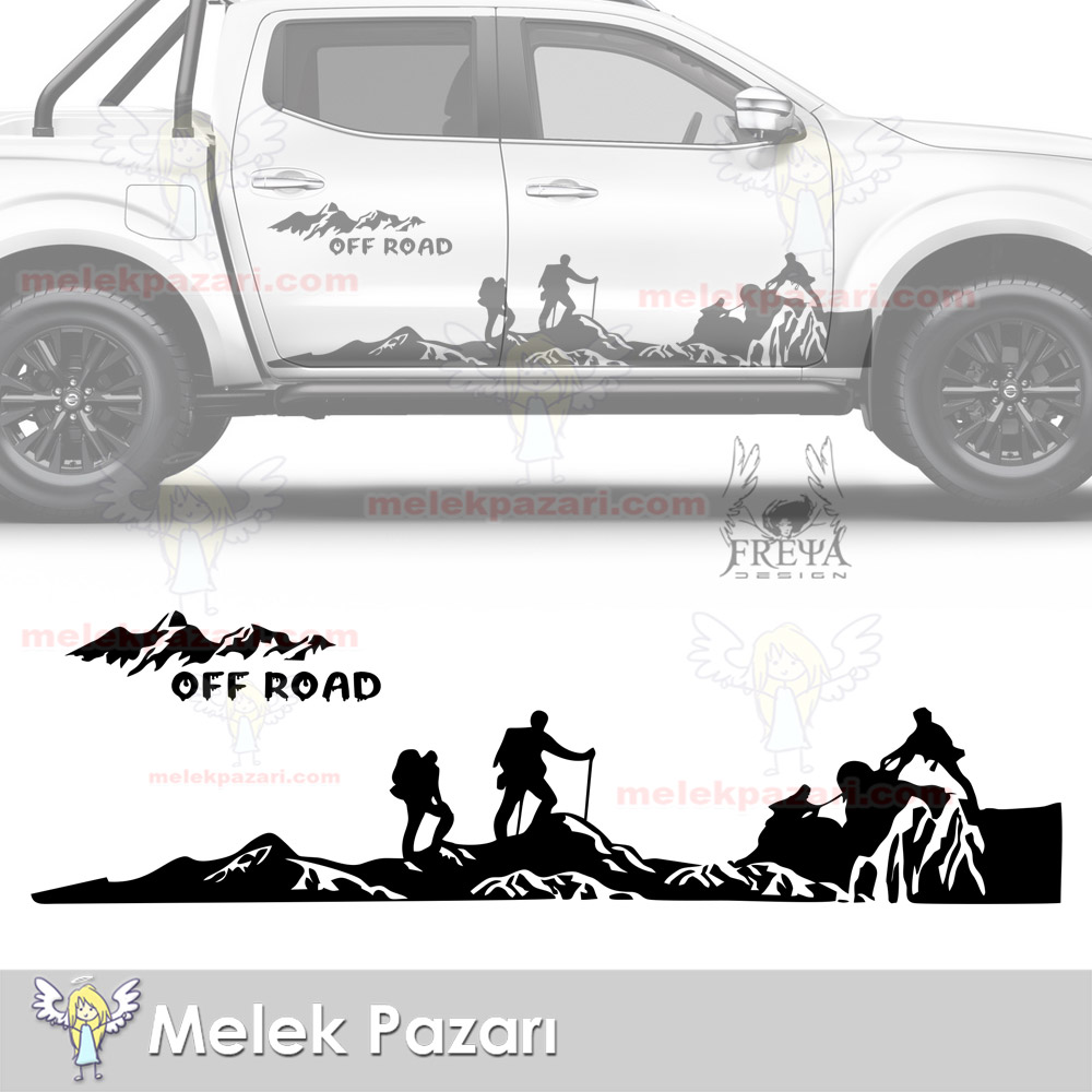 Dağcı Off Road Dağ Araba Stickerı, Dağcı Oto Sticker