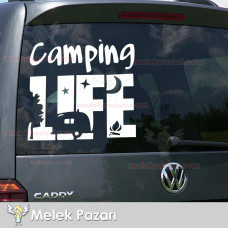 Camping Life, Karavan Camp Sticker, Karavan Stickerı 
