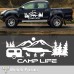 Yazı Tercihli, Camp Life Orman Kamp Araba Karavan Sticker