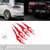 Pençe İzi Araba Sticker