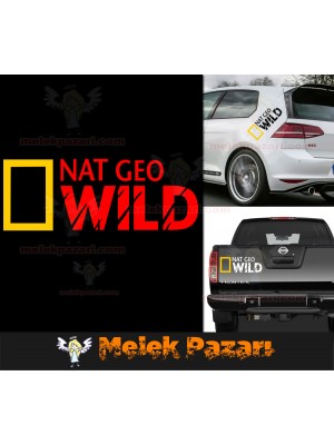 Nat Geo Wild Oto Sticker, Araba Stickerı