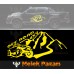 4x4 Off Road Dağ Oto Sticker, Araba Stickerı