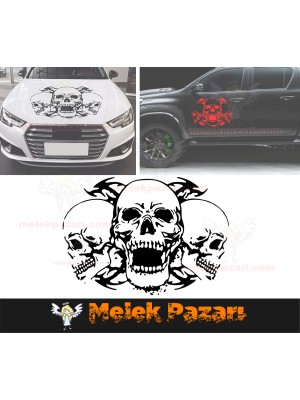 Kuru Kafa Oto Sticker, Araba Stickerı Kuru Kafa Oto Sticker, Araba Stickerı