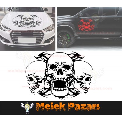 Kuru Kafa Oto Sticker, Araba Stickerı