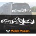Dağ Manzara Off Road Kamp Araba Sticker