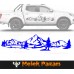 Dağ Manzara Off Road Kamp Araba Sticker