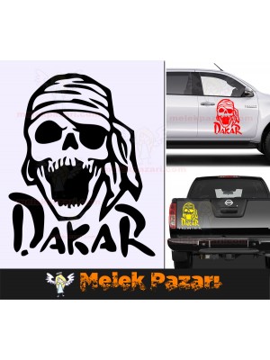 Dakar Off Road Oto Sticker