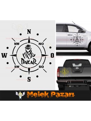 Dakar Pusula Off Road Oto Sticker