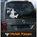 Ördek Avcısı ve Köpeği Oto Sticker