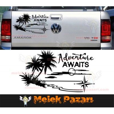 Macera Bekliyor, Adwenture Awaits Off Road Oto Sticker
