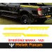 Kişiye Özel Pick Up Off Road Bagaj Yan Şerit Oto Sticker