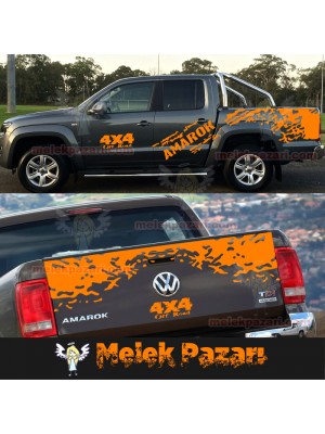 Amarok Gövde Off Road 4x4 Araba Sticker Amarok Gövde Off Road 4x4 Araba Sticker