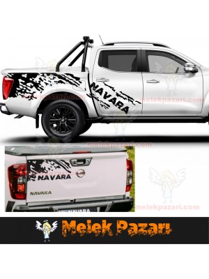 Nissan Navara Gövde Off Road Araba Sticker