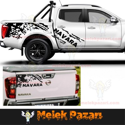Nissan Navara Gövde Off Road Araba Sticker