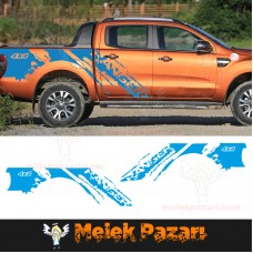 Ford Ranger Gövde Off Road Araba Sticker 