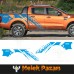 Ford Ranger Gövde Off Road Araba Sticker