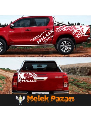 Toyota Hilux Revo ve Vigo uyumlu Gövde Off Road Araba Sticker