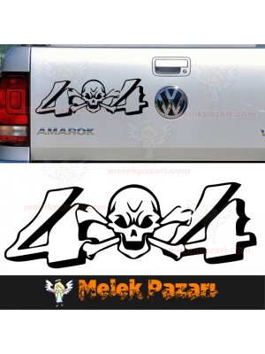 4x4 Kuru Kafa Off Road Araba Sticker