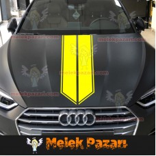 Oto Kaput Şerit Sticker 