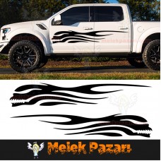 Tribal Kuru Kafa Oto Sticker 