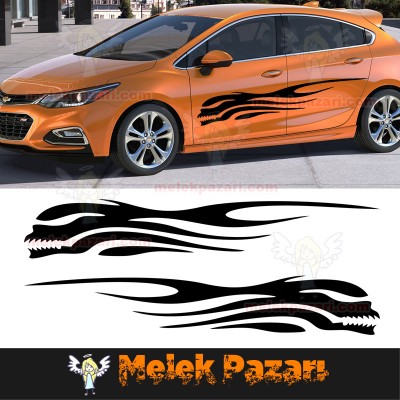 Tribal Kuru Kafa Oto Sticker