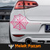 Örümcek Ağı Oto Sticker