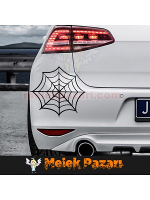 Örümcek Ağı Oto Sticker Örümcek Ağı Oto Sticker