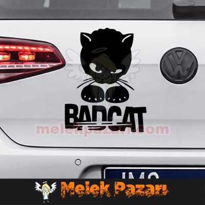 Bad Cat, Kötü Kedi Araba Sticker