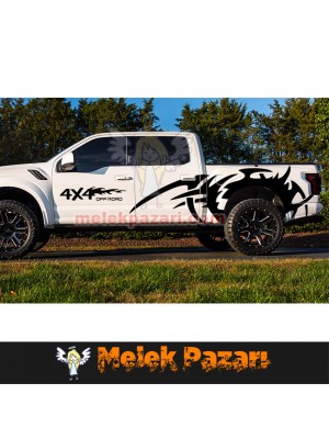 Off Road 4x4 Çamurluk Oto Sticker