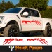 Pençe İzi Ford Raptor Off Road Oto Sticker